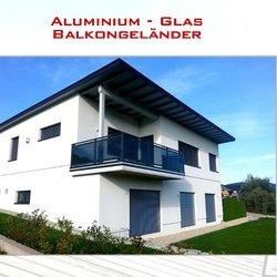 Aluminium Glas Balkongeländer